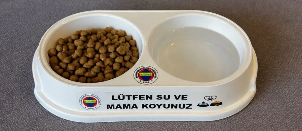 Patili Dostlara Mama ve Su kabı ONLAR BİZE EMANET